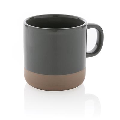 Taza de cerámica esmaltada 360ml.