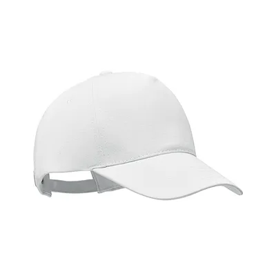 Gorra algodón orgánico 250 gr/m² white