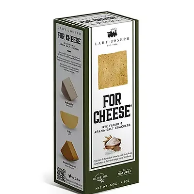 Crackers con harina de centeno y sal de Añana 130g 4.5oz