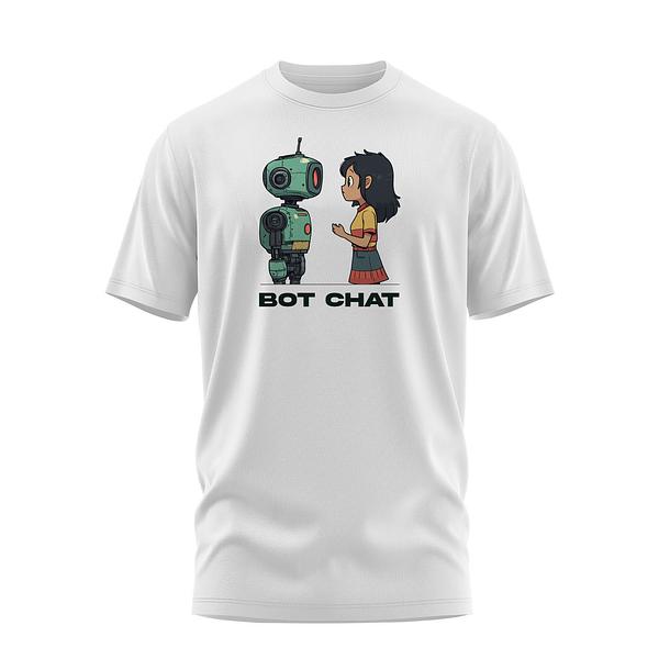 Camiseta Blanca Callbell Bot Chat