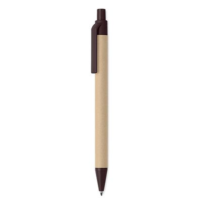Push-button pen paper