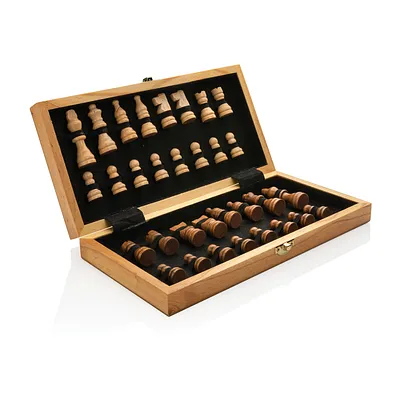 Luxury Wooden Folding Chess Set